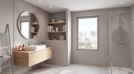 Programme immobilier neuf GARANCE - Saint-Nazaire : Appartements T2–T4 avec terrasses, volets roulants et chauffage individuel en plein cœur de ville (44600) - Référence : 6639