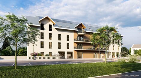 Programme immobilier neuf Le 1901 - Saint-Nizier-du-Moucherotte : 24 appartements neufs T2–T4 à 30 min de Grenoble centre (38250) - Référence : 15389