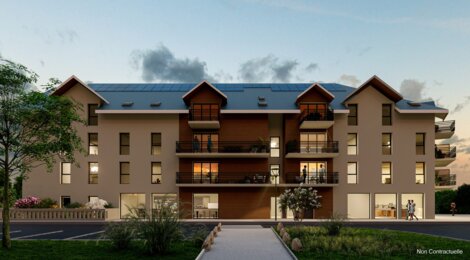 Programme immobilier neuf Le 1901 - Saint-Nizier-du-Moucherotte : 24 appartements neufs T2–T4 à 30 min de Grenoble centre (38250) - Référence : 15389