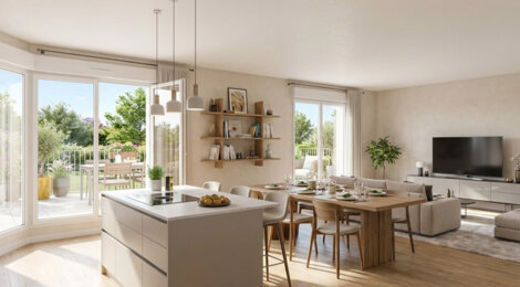 Programme immobilier neuf Coeur Saint O - Saint-Orens-de-Gameville adresse verdoyante aux portes de Toulouse (31650) - Référence : 17433