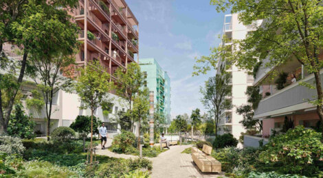 Programme immobilier neuf MUNDO - Saint-Ouen : appartements neufs du 2 au 5 pièces proche métro 13 et 14 (93400) - Référence : 15406