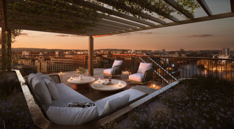 Programme immobilier neuf LE RIVAGE - Saint-Ouen-sur-Seine à proximité du métro 14 et du RER C (93400) - Référence : 12952