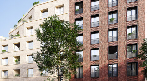 Programme immobilier neuf ROUGE HERITAGE - Saint-Ouen-sur-Seine résidence intimiste proche métro 14 (93400) - Référence : 17236
