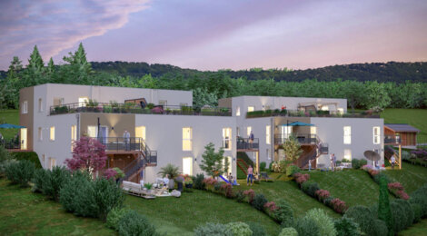 Programme immobilier neuf Les carrés d'Eugène - Saint-Ours aux portes d’Aix-les-Bains (73410) - Référence : 8130
