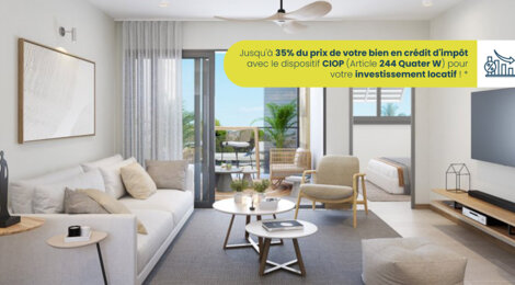 Programme immobilier neuf RESIDENCE LE ROYAL - Saint-Paul, appartements neufs à 10 min des plages de Boucan Canot (97460) - Référence : 11181