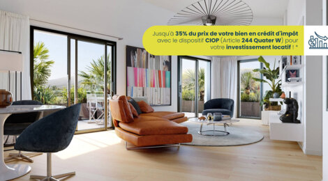Programme immobilier neuf Cap Alizé - Saint-Paul : Appartements studio–T4 avec terrasses, vues océan et panneaux photovoltaïques à deux pas de la plage (97460) - Référence : 14288