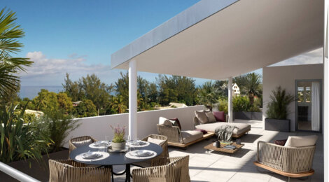 Programme immobilier neuf Cap Alizé - Saint-Paul : Appartements studio–T4 avec terrasses, vues océan et panneaux photovoltaïques à deux pas de la plage (97460) - Référence : 14288