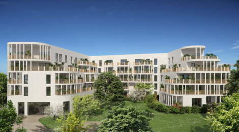 Programme immobilier neuf LES TERRASSES DU LAC - Saint-Paul-lès-Dax vue directe sur le lac Christus (40990) - Référence : 11413