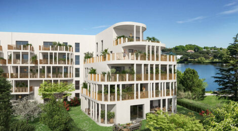 Programme immobilier neuf LES TERRASSES DU LAC - Saint-Paul-lès-Dax vue directe sur le lac Christus (40990) - Référence : 11413