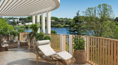 Programme immobilier neuf LES TERRASSES DU LAC - Saint-Paul-lès-Dax vue directe sur le lac Christus (40990) - Référence : 11413