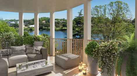 Programme immobilier neuf LES TERRASSES DU LAC - Saint-Paul-lès-Dax vue directe sur le lac Christus (40990) - Référence : 11413