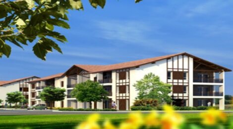 Programme immobilier neuf Saint-Pée-sur-Nivelle proche du centre - Saint-Pée-sur-Nivelle : appartements neufs et maisons avec jardinet en cœur de ville (64310) - Référence : 12410