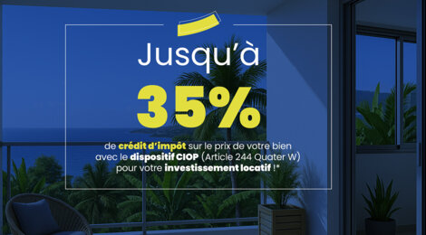 Programme immobilier neuf LA REMARKABLE - Saint-Pierre à deux pas du centre et des plages (97410) - Référence : 14103