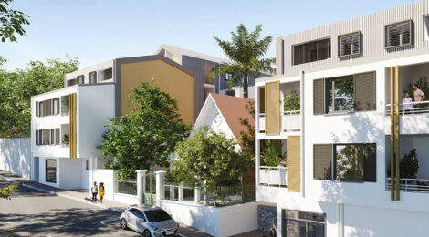 Programme immobilier neuf Résidence SAINT-PIERROISE - Saint-Pierre à proximité du port de plaisance et du lagon (97410) - Référence : 12494