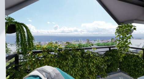 Programme immobilier neuf Victor Park - Saint-Pierre : Appartements T2–T4 avec varangues, climatisation et vue mer proche du centre et front de mer (97410) - Référence : 12132