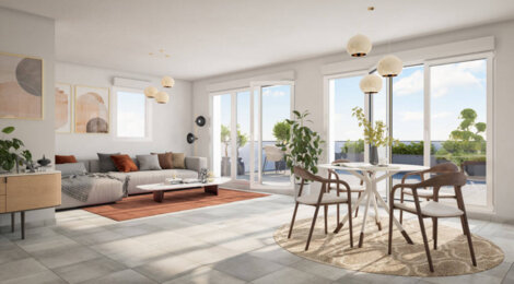 Programme immobilier neuf Le M - Saint-Pierre-en-Faucigny : Appartements T2–T4 avec terrasses, parking sécurisé et proximité gare (74800) - Référence : 7217