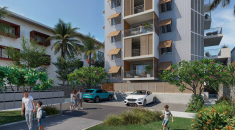 Programme immobilier neuf KARE SAINT CHARLES - Saint-Pierre résidence neuve proche centre-ville et front de mer (97410) - Référence : 18148