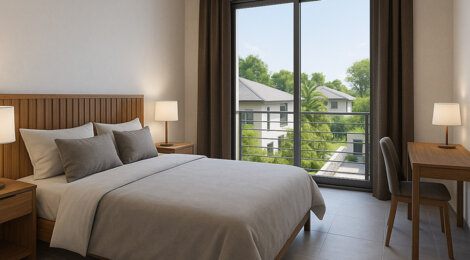 Programme immobilier neuf ÉCRIN MARIN - Saint-Pierre secteur Grans Boisvillas intimistes avec piscines vue dégagée sur la mer (97410) - Référence : 13699