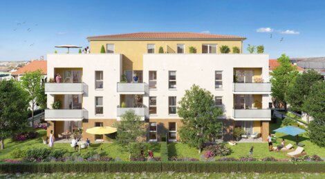 Programme immobilier neuf VILLA JARDIN - Saint-Priest à pied de la gare et des commodités (69800) - Référence : 16025