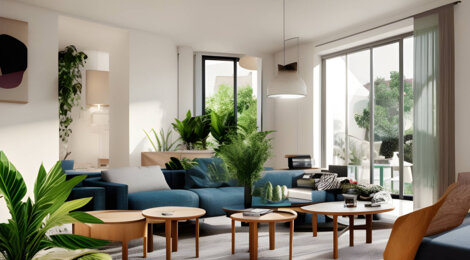 Programme immobilier neuf TOM ET NINA - Saint-Priest : Appartements T2–T4 avec terrasses, rooftop et proximité gare (69800) - Référence : 14575