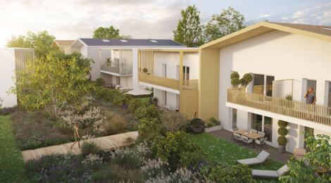 Programme immobilier neuf Résidence Jean Bouin - Saint-Priest quartier Revaison au pied du bus C25 (69800) - Référence : 16026