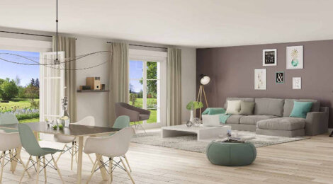 Programme immobilier neuf VILLA ET JARDIN - Saint-Prix : 20 maisons T4–T5 avec jardins, poêles à bois et garages proche des établissements scolaires (95390) - Référence : 4707