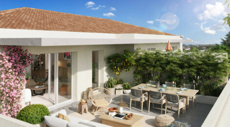 Programme immobilier neuf ROC ESTEREL - Saint-Raphaël : 30 appartements neufs à 1 km des plages et du port (83700) - Référence : 11583