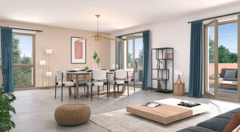 Programme immobilier neuf Les Jardins du Moulin - Saint-Romain-au-Mont-d’Or  aux portes de Lyon (69270) - Référence : 16062