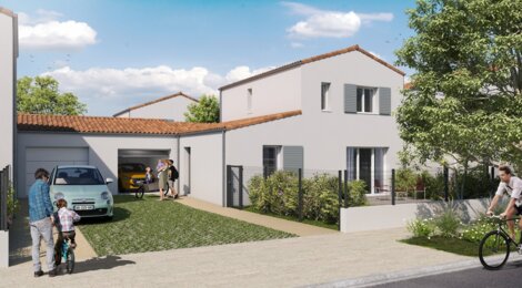 Programme immobilier neuf NATURIELLES - Saint-Sulpice-de-Royan : 14 maisons neuves 4 à 5 pièces à 15 min des plages de Royan (17200) - Référence : 14545