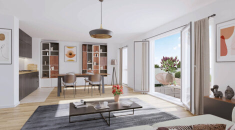 Programme immobilier neuf Villas Flora - Saint-Thibault-des-Vignes : 28 appartements neufs du 2 au 4 pièces proche des commerces (77400) - Référence : 15054