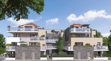 Programme immobilier neuf Villas Flora - Saint-Thibault-des-Vignes : 28 appartements neufs du 2 au 4 pièces proche des commerces (77400) - Référence : 15054