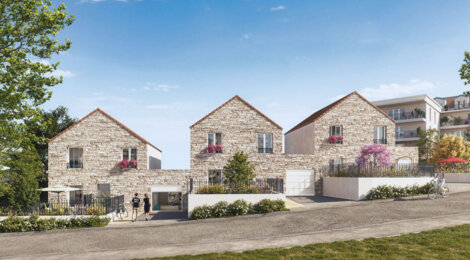 Programme immobilier neuf Le Parc des Vignes - Saint-Thibault-des- Vignes en plein cœur du village (77400) - Référence : 16276