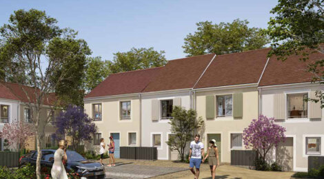 Programme immobilier neuf Le Hameau de Saint-Thibault - Saint-Thibault-des-Vignes esprit village proche RER (77400) - Référence : 16227