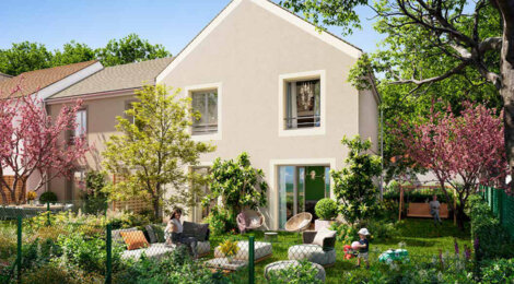 Programme immobilier neuf Le Hameau de Saint-Thibault - Saint-Thibault-des-Vignes esprit village proche RER (77400) - Référence : 16227