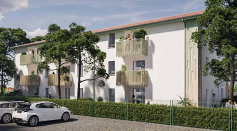 Programme immobilier neuf RESIDENCE GREENWOOD - Saint-Vincent-de-Tyrosse à proximité de la gare (40230) - Référence : 12512
