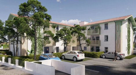 Programme immobilier neuf RESIDENCE GREENWOOD - Saint-Vincent-de-Tyrosse à proximité de la gare (40230) - Référence : 12512