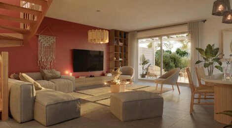 Programme immobilier neuf Canopée - Saint-Vincent-de-Tyrosse : appartements et maisons neuves T2–T5 à 5 min du centre en vélo (40230) - Référence : 15490