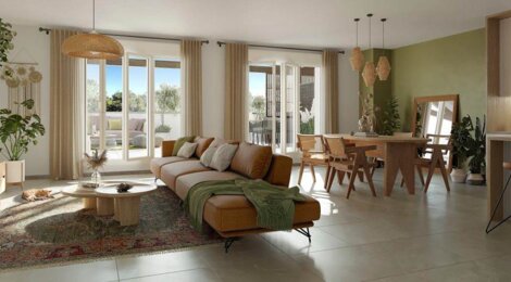 Programme immobilier neuf Canopée - Saint-Vincent-de-Tyrosse : appartements et maisons neuves T2–T5 à 5 min du centre en vélo (40230) - Référence : 15490