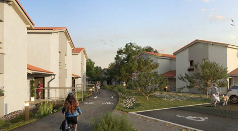 Programme immobilier neuf Canopée - Saint-Vincent-de-Tyrosse : appartements et maisons neuves T2–T5 à 5 min du centre en vélo (40230) - Référence : 15490