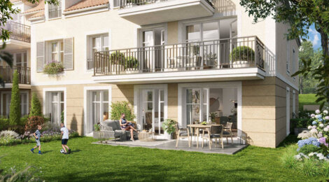 Programme immobilier neuf Le Clos des Peupliers - Saint-Witz : Appartements T2–T4 et maisons T5 avec terrasses, parking sécurisé et proximité quartier pavillonnaire (95470) - Référence : 14726
