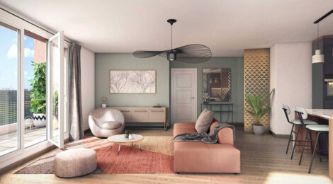 Programme immobilier neuf Le Clos des Peupliers - Saint-Witz : Appartements T2–T4 et maisons T5 avec terrasses, parking sécurisé et proximité quartier pavillonnaire (95470) - Référence : 14726