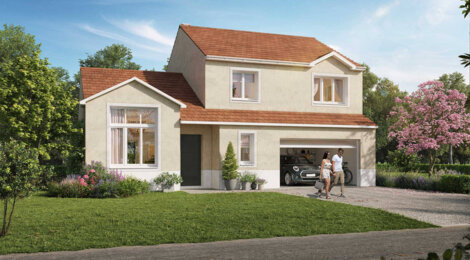Programme immobilier neuf Le Clos des Peupliers - Saint-Witz : Appartements T2–T4 et maisons T5 avec terrasses, parking sécurisé et proximité quartier pavillonnaire (95470) - Référence : 14726