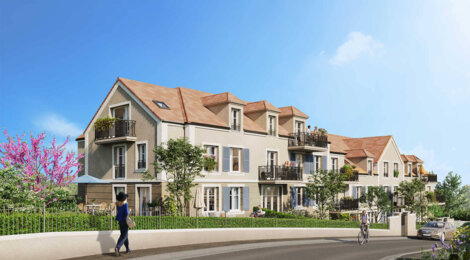 Programme immobilier neuf Le Clos des Peupliers - Saint-Witz : Appartements T2–T4 et maisons T5 avec terrasses, parking sécurisé et proximité quartier pavillonnaire (95470) - Référence : 14726