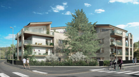 Programme immobilier neuf SNC SINGULIER - Sainte-Foy-lès-Lyon : appartements neufs du studio au T4 près de Lyon 5ème (69110) - Référence : 15706