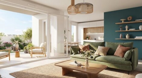 Programme immobilier neuf L'ELEGANCE SAINTE GENEVIÈVE DES BOIS - Sainte-Geneviève-des-Bois proche commodités cadre résidentiel (91700) - Référence : 17061