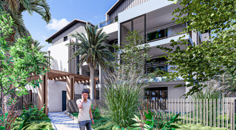 Programme immobilier neuf Résidence Les Jardins d'Antares - Sainte-Marie à deux pas des  écoles (97438) - Référence : 13570