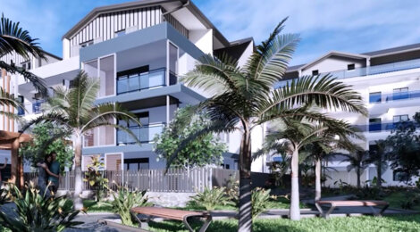 Programme immobilier neuf Résidence Les Jardins d'Antares - Sainte-Marie à deux pas des  écoles (97438) - Référence : 13570