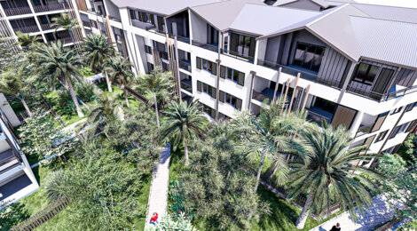 Programme immobilier neuf Résidence Les Jardins d'Antares - Sainte-Marie à deux pas des  écoles (97438) - Référence : 13570