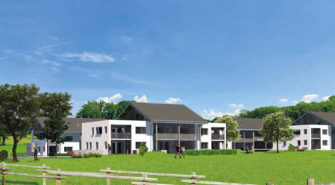 Programme immobilier neuf LA HAIE DES CHENES - Sales centre à quelques minutes de Rumilly (74150) - Référence : 11302