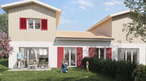 Programme immobilier neuf Villas des côteaux - Salleboeuf proche du cœur de ville (33370) - Référence : 14998